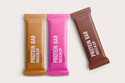 Protein Bar Mockup, a Packaging Mockup by GraphicWave (Thumbnail 4 of 9)