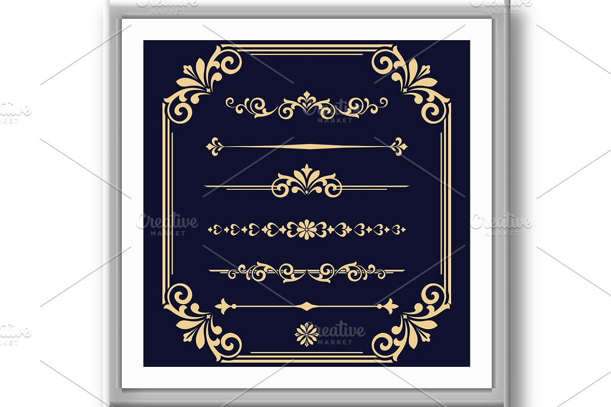 Vintage set. Floral elements for, a Decorative Illustration by RODINA (Photo 3 of 3)