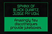 Levitate | Electronic Display Type, a Sans Serif Font by wendyleftmealone (Thumbnail 6 of 7)