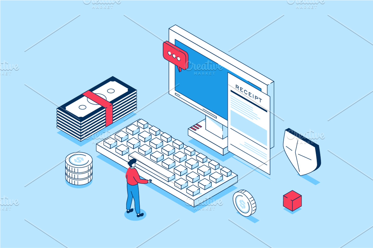 Isometric Concepts Illustrations, a Finance Illustration by alexdndz (Photo 10 of 26)