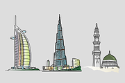 27 Landmarks, an Illustration by Jadugar Design Studio (Thumbnail 11 of 13)