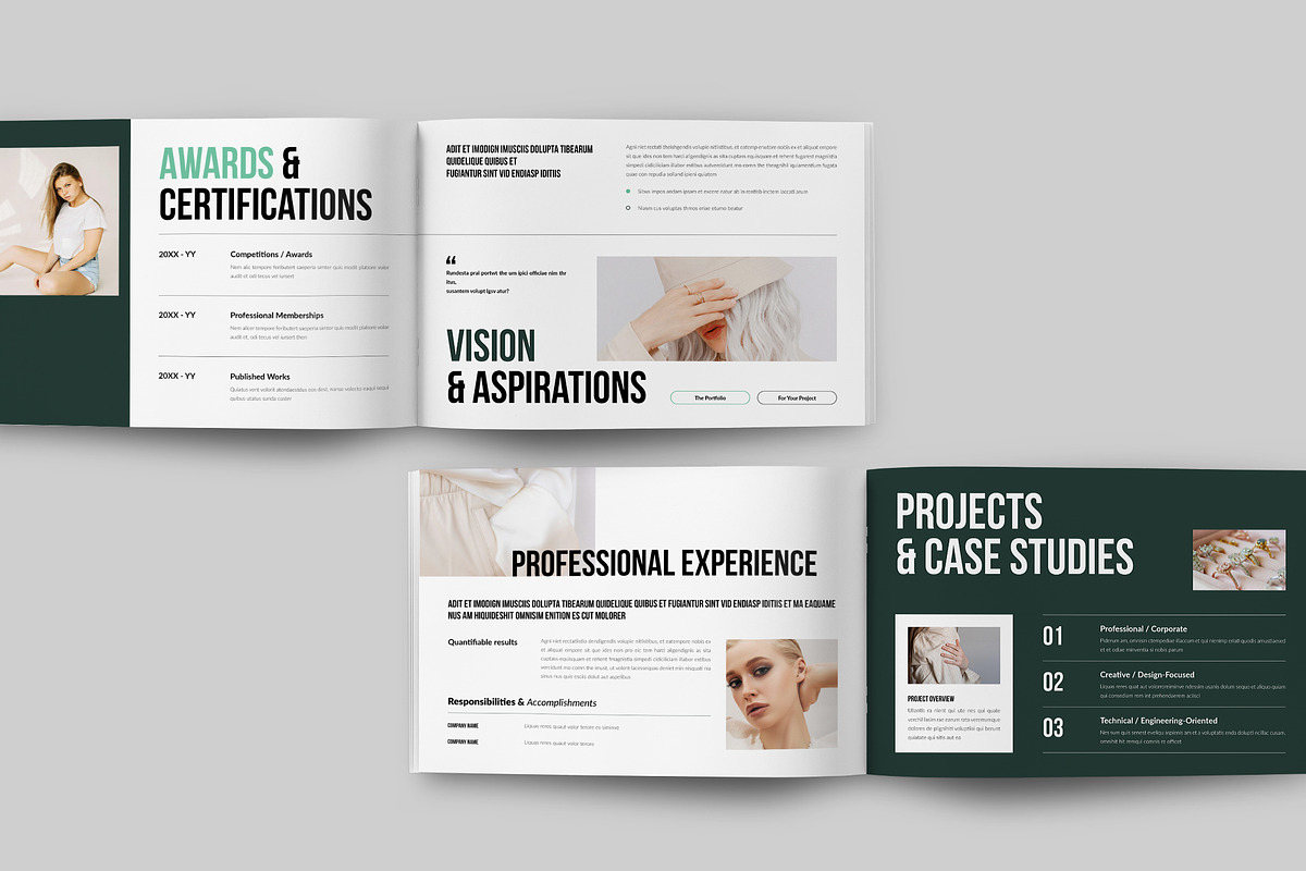 Creative Resume & Portfolio Template, a Brochure Template by StyleArt (Photo 7 of 11)