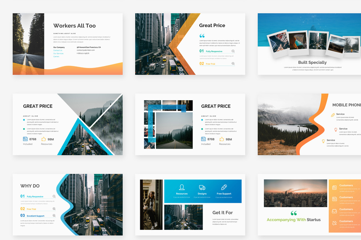 Project Status Powerpoint Bundle, a Presentation Template by One Percent Studio (Photo 22 of 34)