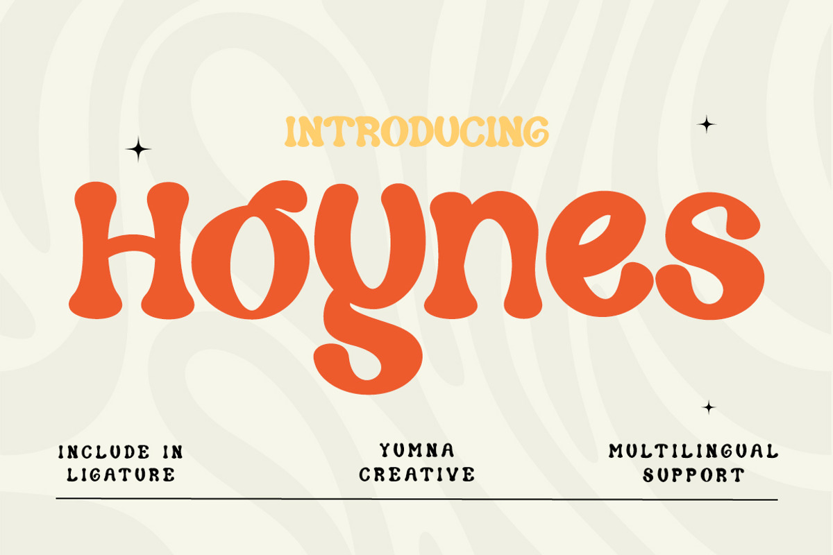 Hoynes - Retro Font, a Handwritten Font by Dhabee (Photo 6 of 13)