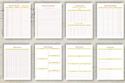 Printable Life Planner Template, a Stationery Template by Design House (Thumbnail 5 of 9)