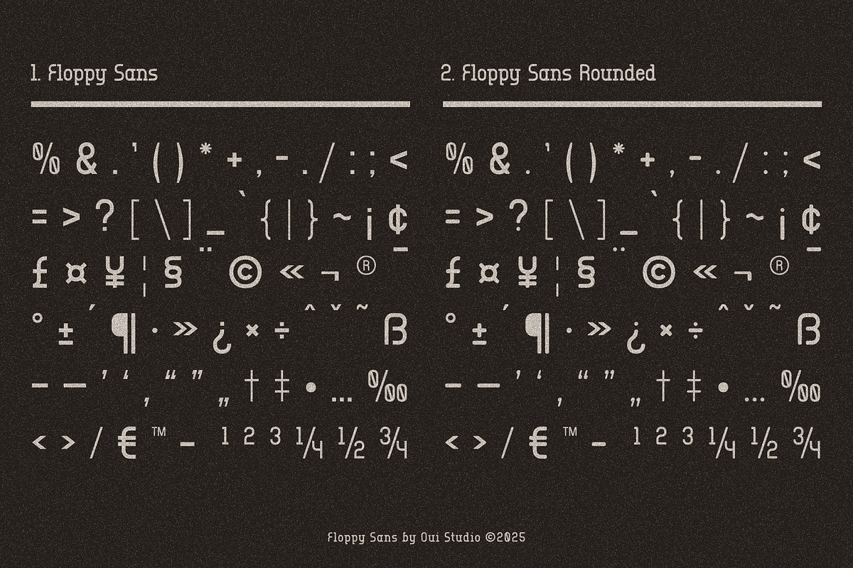 Floppy Clean Modern Sans Serif, a Sans Serif Font by Oui Studio (Photo 9 of 10)