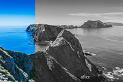 10 Black & White Landscape Drama, a Preset Add-On by Timeless Presets (Thumbnail 5 of 11)