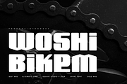 Woshi Bikem - Sport Bold Font, a Sans Serif Font by Iqsiart Studio (Thumbnail 1 of 7)