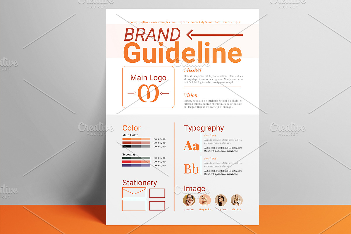 Brand Identity Kit Template, a Stationery Template by ClickPaint_Studio (Photo 2 of 3)