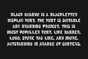 Black Guando - Old English Font, a Blackletter Font by QR Design Studio (Thumbnail 3 of 6)