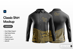 Classic Shirt Mockup, an Apparel Mockup by SLAB! Design