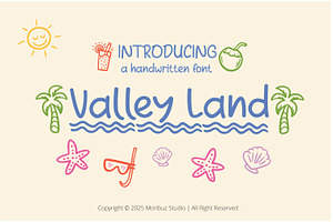 Valley Land | Handwritten Font