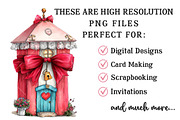 Whimsical Valentine Birdhouse Clipar, an Illustration by OK Design (Thumbnail 4 of 6)