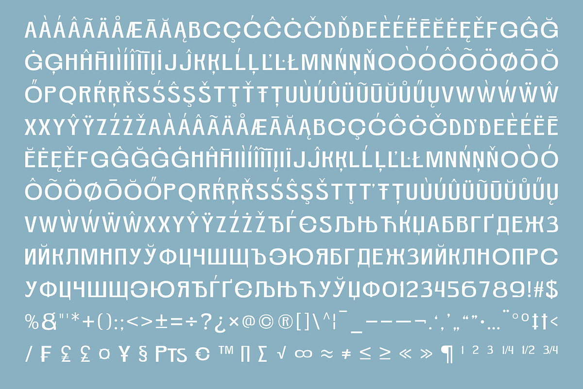 Musero, a Sans Serif Font by din-studio.com (Photo 7 of 15)