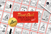 Procreate Tarot Deck Stamps, a Shape Add-On by Spasibenko Art (Thumbnail 4 of 6)
