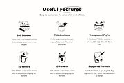 Fall Doodle Designs, a Solid Icon by Prosymbols (Thumbnail 2 of 11)