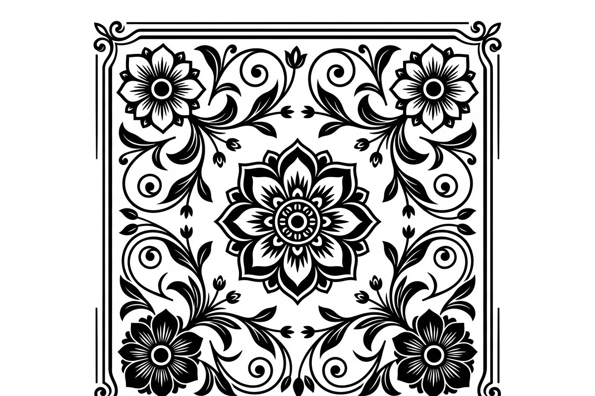 50 Elegant Floral Ornament Bundle, a Decorative Illustration by Amazin_art (Photo 5 of 38)