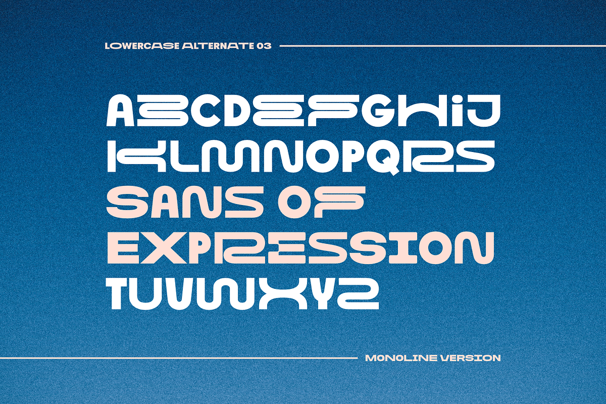 Sans of Expression, a Sans Serif Font by RedyStudio (Photo 8 of 13)