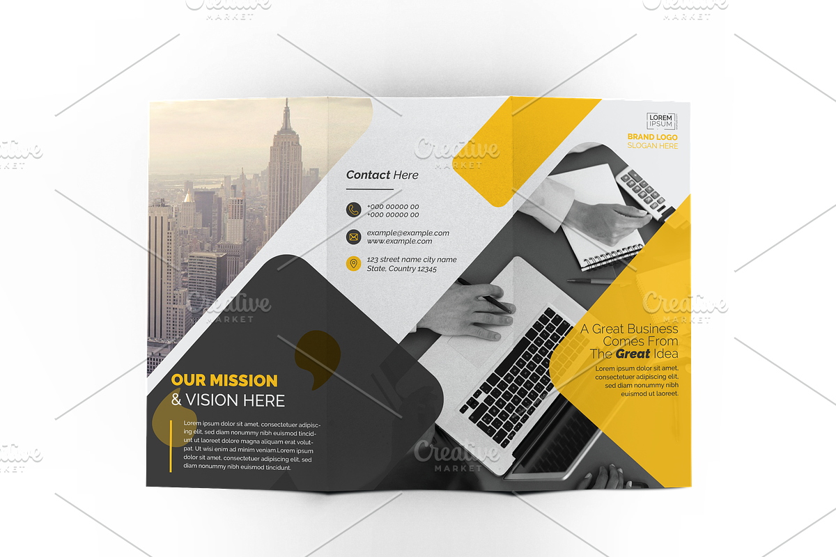 Trifold Brochure, a Brochure Template by Cristal Pioneer (Photo 6 of 7)
