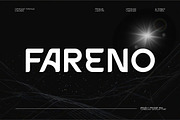 Fareno || Modern Sans Serif Font, a Sans Serif Font by Ermedia Studio (Thumbnail 1 of 10)