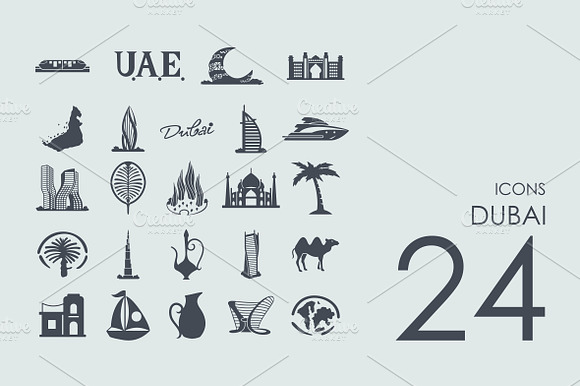 24 Dubai Icons