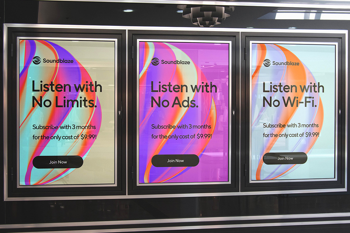 Posters Mockup Mall Center, a Product Mockup by Asylab (Photo 3 of 5)