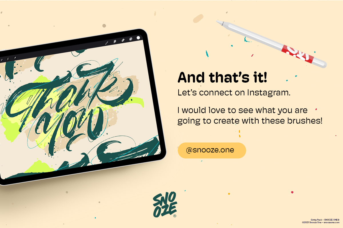 Gritty Pack Grungy Procreate Brushes, a Brush Add-On by Snooze one (Photo 12 of 12)