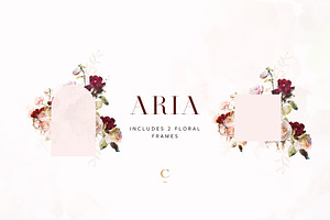 Aria - Romantic Watercolor Florals