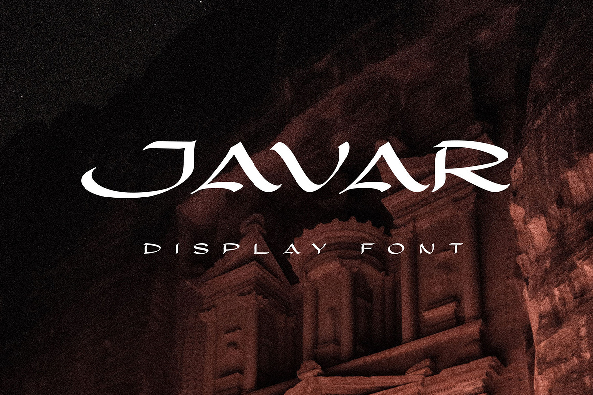 Javar - Display Font, a Blackletter Font by Arterfak Project (Photo 1 of 11)