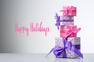 Gift boxes featuring box, packaging, and gift