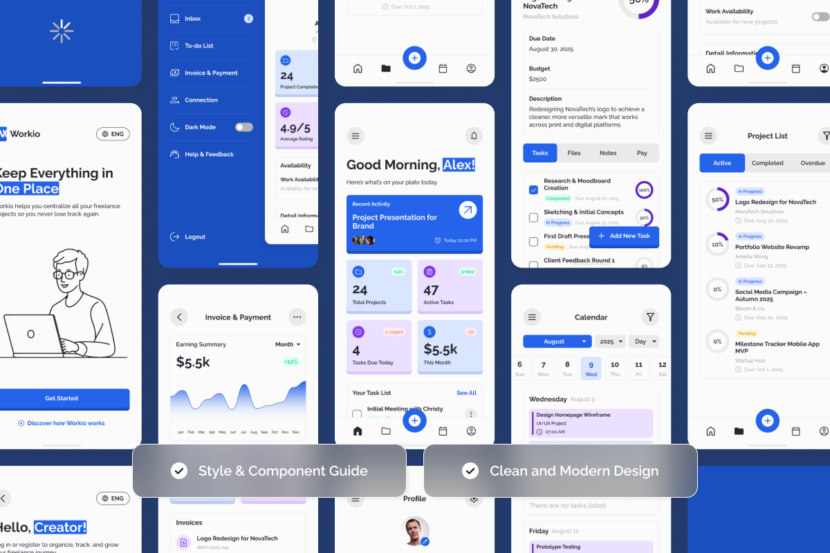 Freelancer Project Tracker App, an App Template by twinstd (Photo 5 of 5)