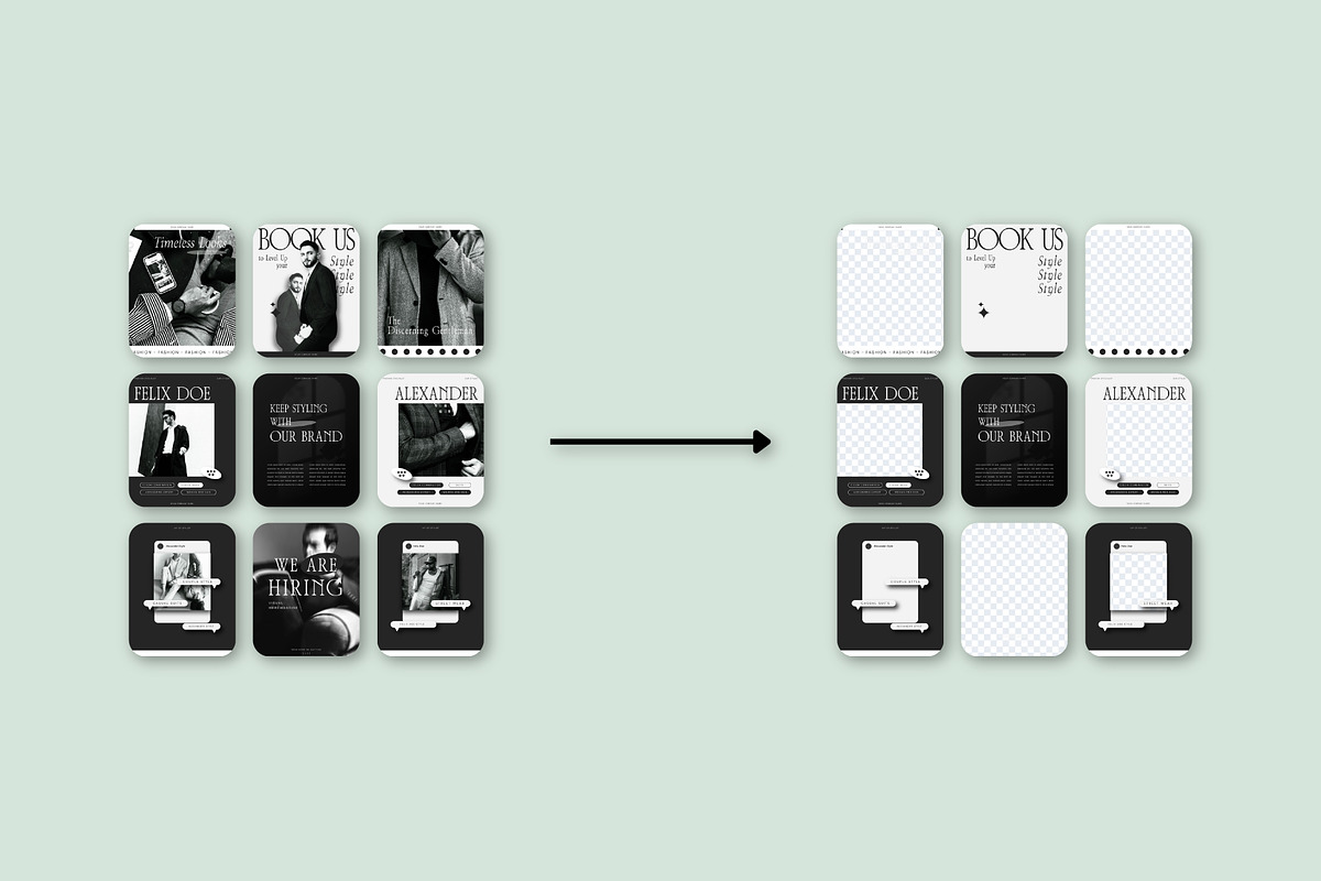 Styles - Fashion Social Media Kit, a Social Media Template by SecondBrain Store (Photo 8 of 9)
