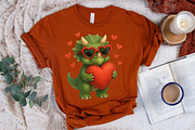 Valentine's Day T-Rex Png, Dino Love, a Graphic by Libby Wishes (Thumbnail 8 of 8)