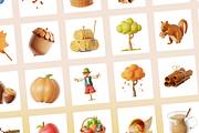 3D Fall (Autumn) Icons, a Scene 3D Model by Flat Icons (Thumbnail 8 of 8)
