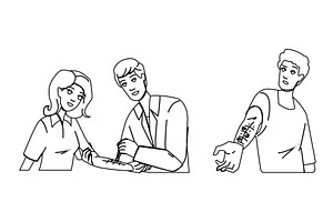 allergen allergy testing vector, a Healthcare Illustration by pikepicture