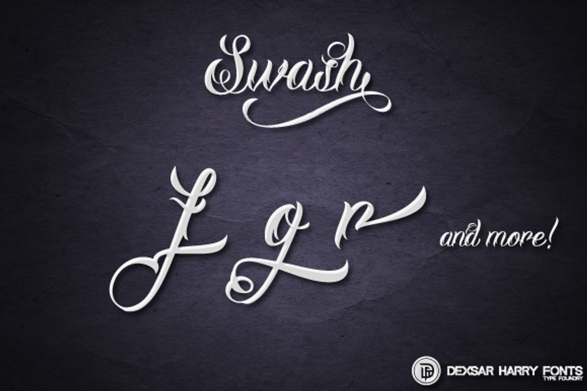 Milestone Script - Tattoo Font preview 4
