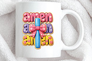 Floral Amen Christian Easter PNG, an Illustration by DreamPrint404 (Thumbnail 2 of 6)
