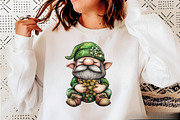 Whimsical St Patrick Gnome Clipart B, an Illustration by SVGArt (Thumbnail 2 of 9)