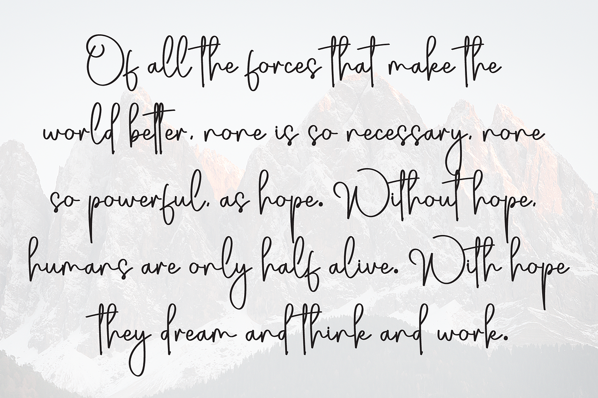 The Brother | Script Font, a Handwritten Font by Scratchones (Photo 6 of 8)