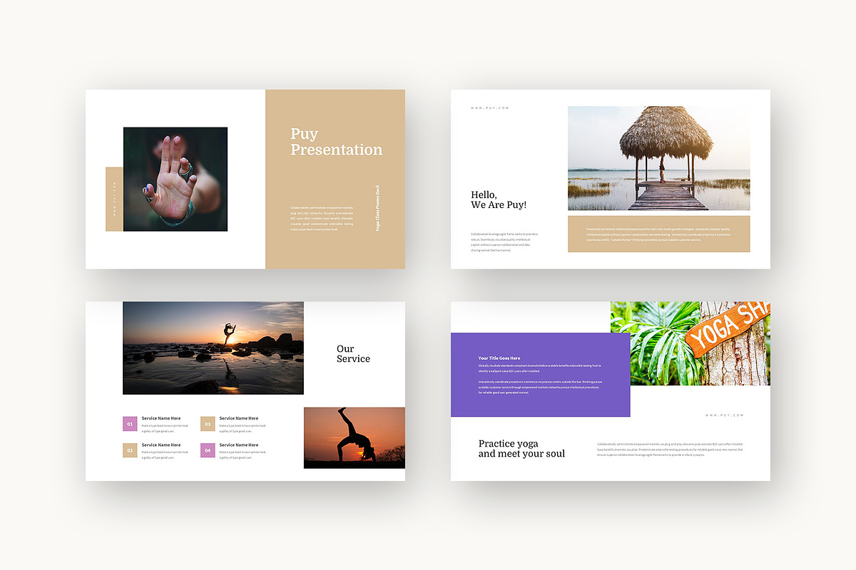 Puy : Yoga Class Promo Google Slides preview 2
