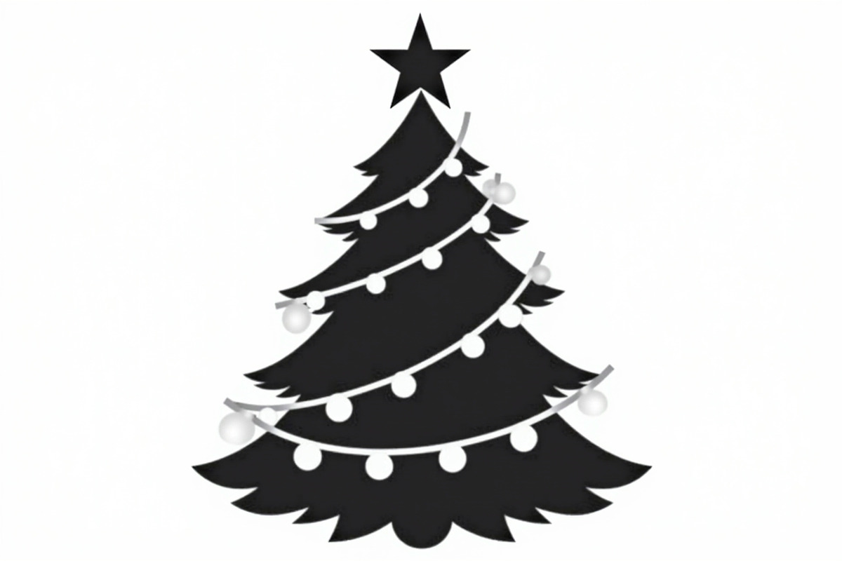 Merry Christmas Tree Clipart Collect, an Illustration by jahid234 (Photo 20 of 21)