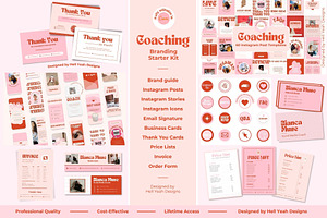 Coaching Branding Starter Kit, a Branding & Logo Template by Hell Yeah Designs