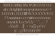 Meroona - Display Serif, a Serif Font by executypeStudio (Thumbnail 7 of 14)