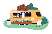 Street food trucks, cafe vans set, a Food Illustration by Good Studio (Thumbnail 3 of 9)