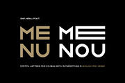 GNF MENU BOLD DISPLAY FONT, a Font by george.nikolaidis (Thumbnail 1 of 9)