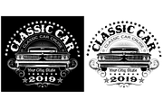 Classic Car T-Shirt / Poster Design, a Graphic by Tom Kolter Fun Shop (Thumbnail 4 of 4)