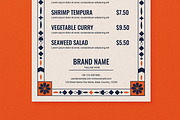 Menu Template, a Print Template by MightyDesign (Thumbnail 5 of 8)
