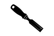 Wood Chisel Tool Silhouette Bundle, a Graphic by Gfx_Store (Thumbnail 7 of 10)