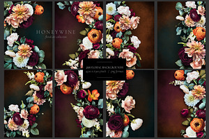 Honeywine Floral Art Collection