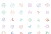 36 Abstract Geometric Lines Vector, a Decorative Illustration by yopie (Thumbnail 1 of 3)